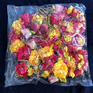 Artificial Flower Floral Haldi Mehndi Necklace Set
